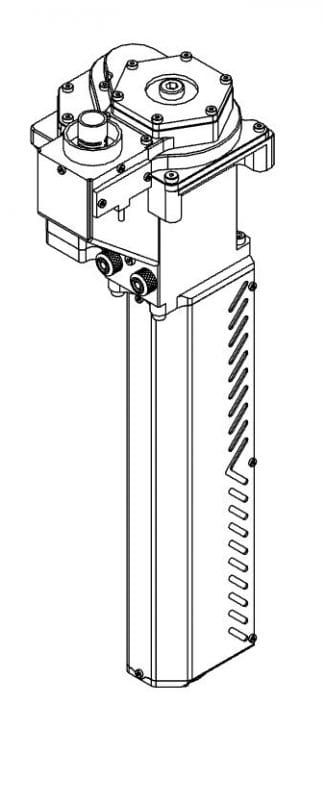 Pulsar Pellet Extruder Technical Drawing