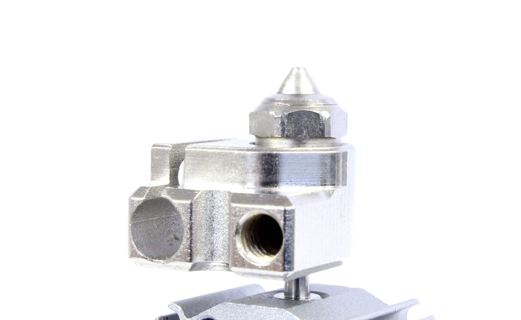 Tungsten Carbide Nozzle mounted on the DyzEnd Pro