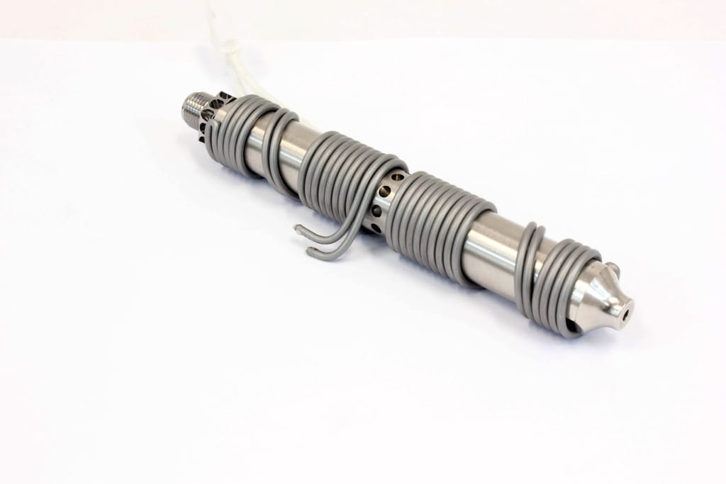 Dual Heat Zone on the Typhoon Industrial Extruder