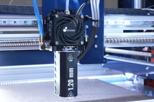 Typhoon LCX Extruder mounted on a Filament Icarus 3D Printer