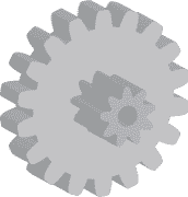 DyzeXtruder GT Metal Reduction Gears