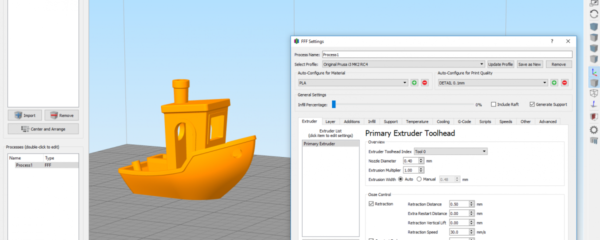 Editing the G Code for a 3D printer 